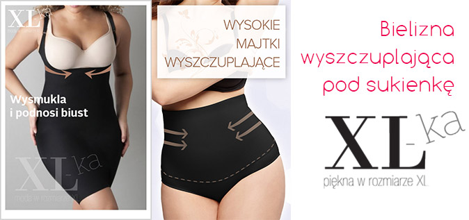 bielizna wyszczuplająca plus size pod sukienkę