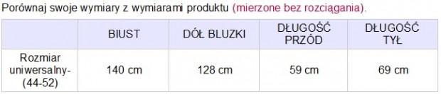 dzianinowa bluzka oversize xxl